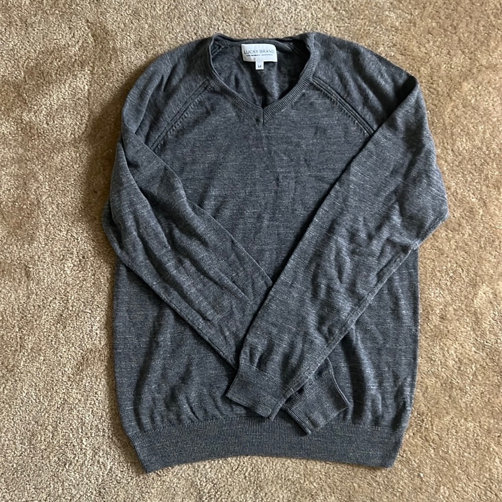 Lucky brand v neck sweater